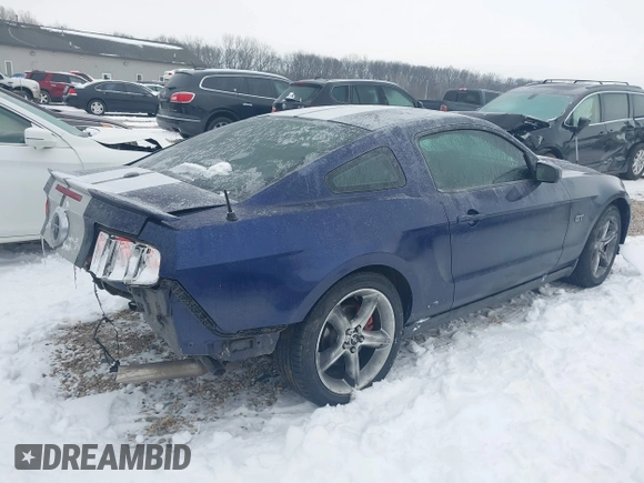 2010 Ford Mustang GT with VIN 1ZVBP8CH2A5176411, listed as a IAAI auction lot 41274325 with 71,589 mi miles and . Bid and sale history available at DreamBid. Image 4.