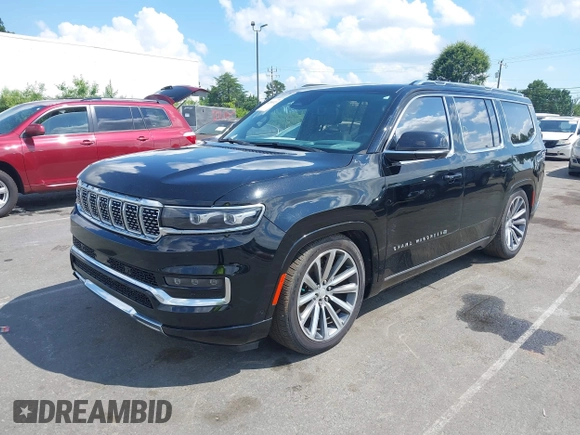 2022 Jeep Grand Wagoneer Series II with VIN 1C4SJVFJ8NS139713, listed as a IAAI auction lot 42585321 with 35,798 mi miles and . Bid and sale history available at DreamBid. Image 17.