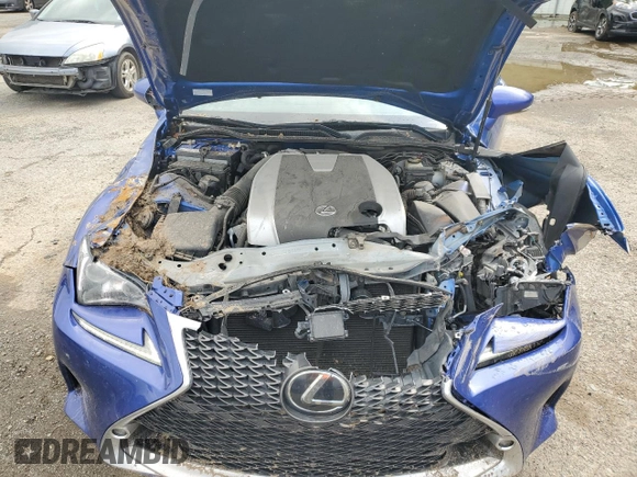 2015 Lexus RC 350 F Sport z VIN JTHHE5BC9F5005622, wystawiony jako Copart lot #55514135 z przebiegiem 84 164 mil mil oraz Szkoda całkowita • Salvage title. Historia ofert i sprzedaży dostępna na DreamBid. Obrazek 11.