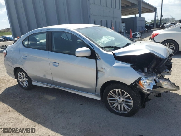 2021 Mitsubishi Mirage G4 ES with VIN ML32FUFJ5MHF03986, listed as a Copart auction lot 49330275 with 113,153 mi miles and Salvage Title. Bid and sale history available at carsss.com. Image 4.