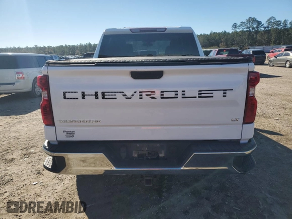 2021 Chevrolet Silverado 1500 LT with VIN 3GCUYDET1MG276340, listed as a Copart auction lot 87380464 with 74,499 mi miles and Salvage Title. Bid and sale history available at carsss.com. Image 6.