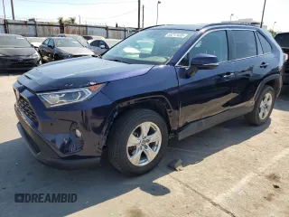 2021 Toyota RAV4 Hybrid XLE with VIN 2T3RWRFV4MW113240, listed as a Copart auction lot 65217455 with 42,715 mi miles and Salvage title. Bid and sale history available at DreamBid. Image 1.