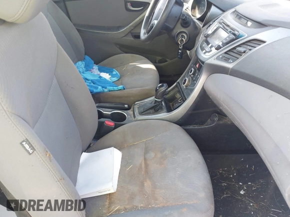 2016 Hyundai Elantra SE with VIN 5NPDH4AE3GH683949, listed as a IAAI auction lot 42577927 with Not provided miles and . Bid and sale history available at DreamBid. Image 5.