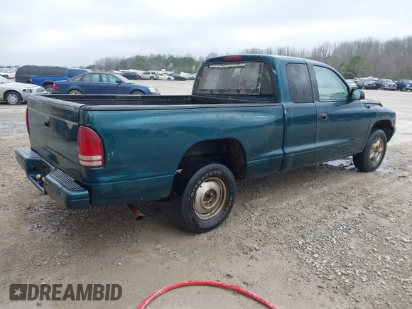 1997 Dodge Dakota with VIN 1B7GL23X8VS130176, listed as a IAAI auction lot 41808664 with 161,552 mi miles. Bid and sale history available at carsss.com. Image 4.