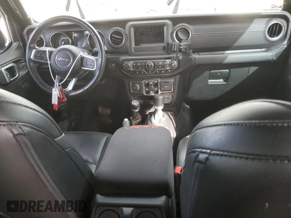 2021 Jeep Wrangler Unlimited Sahara High Altitude with VIN 1C4HJXEM5MW599937, listed as a Copart auction lot 71797814 with Not provided miles and Salvage title. Bid and sale history available at DreamBid. Image 8.