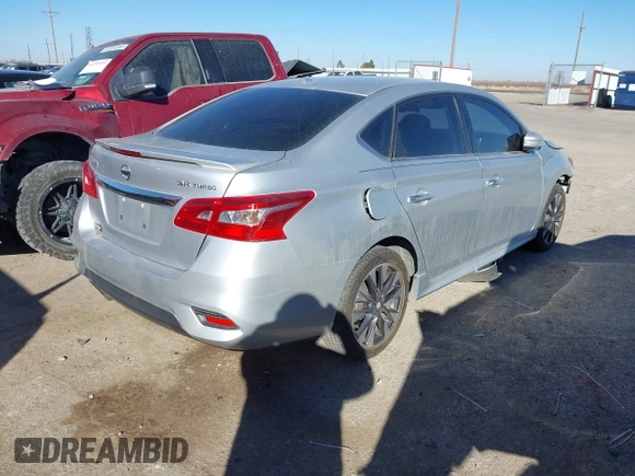 2017 Nissan Sentra SR Turbo with VIN 3N1CB7AP7HY238718, listed as a IAAI auction lot 41402228 with 37,397 mi miles. Bid and sale history available at carsss.com. Image 4.