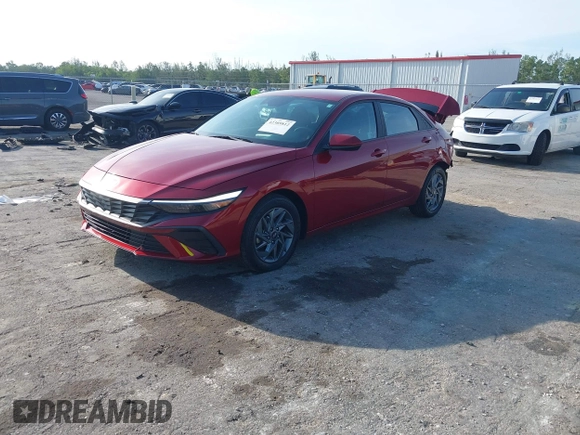 2024 Hyundai Elantra SEL with VIN KMHLM4DG3RU771313, listed as a IAAI auction lot 42389812 with 11,748 mi miles and . Bid and sale history available at DreamBid. Image 18.