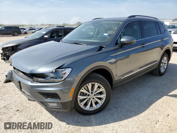 2018 Volkswagen Tiguan SEL with VIN 3VV3B7AX3JM010677, listed as a Copart auction lot 50615395 with 7,559 mi miles and Salvage Title. Bid and sale history available at DreamBid. Image 1.