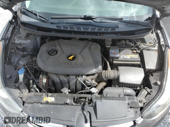 2013 Hyundai Elantra GLS с VIN 5NPDH4AE5DH237524, выставлен на аукционе Copart как лот 60595495 с пробегом 255 903 миль миль и На запчасти • Non repairable. История ставок и продаж доступна на DreamBid. Изображение 11.