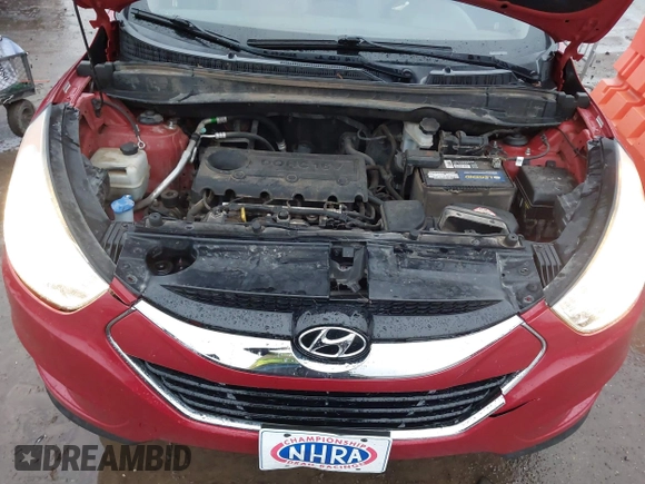 2013 Hyundai Tucson GLS with VIN KM8JU3AC8DU683546, listed as a IAAI auction lot 41956167 with 141,510 mi miles. Bid and sale history available at carsss.com. Image 10.