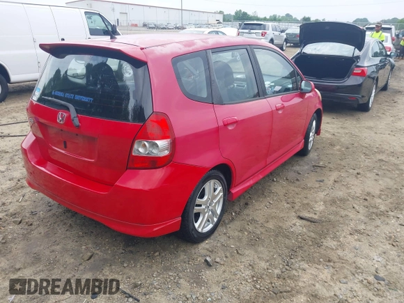2008 Honda Fit Sport z VIN JHMGD38608S070514, wystawiony jako IAAI lot #42271642 z przebiegiem 145 528 mil mil oraz . Historia ofert i sprzedaży dostępna na DreamBid. Obrazek 4.