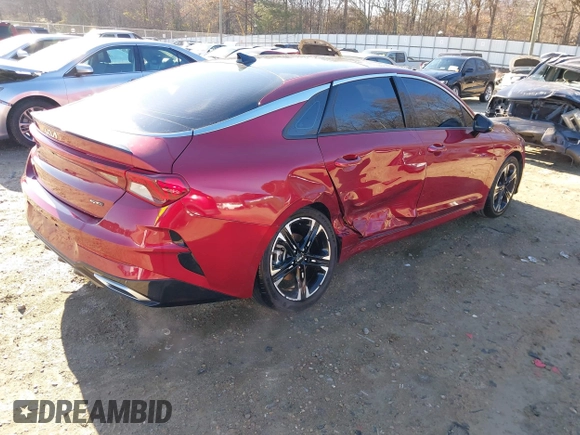 2022 Kia K5 GT-Line z VIN 5XXG64J26NG107886, wystawiony jako IAAI lot #41054102 z przebiegiem 88 516 mil mil oraz . Historia ofert i sprzedaży dostępna na DreamBid. Obrazek 6.
