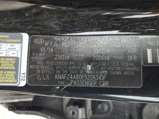 2014 Kia Forte EX with VIN KNAFZ4A80E5206342, listed as a Copart auction lot 54394705 with 146,737 mi miles and Clean Title. Bid and sale history available at carsss.com. Image 12.