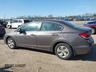 2014 Honda Civic LX z VIN 2HGFB2F53EH526307, wystawiony jako IAAI lot #42040139 z przebiegiem 75 780 mil mil oraz . Historia ofert i sprzedaży dostępna na DreamBid. Obrazek 14.