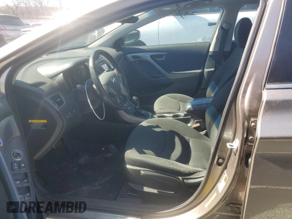 2015 Hyundai Elantra SE with VIN 5NPDH4AEXFH569297, listed as a Copart auction lot 48750025 with 62,286 mi miles and Salvage Title. Bid and sale history available at carsss.com. Image 7.