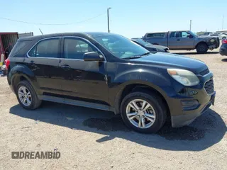 2016 Chevrolet Equinox LS with VIN 2GNALBEK1G6151276, listed as a IAAI auction lot 41981497 with 81,811 mi miles. Bid and sale history available at carsss.com. Image 1.
