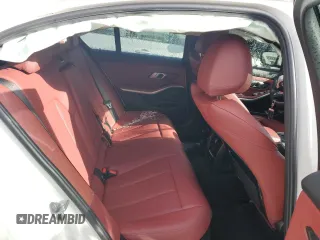 2022 BMW 3 Series 330i xDrive with VIN 3MW5R7J02N8C63913, listed as a Copart auction lot 85760924 with 0 mi miles and Salvage Title. Bid and sale history available at carsss.com. Image 10.