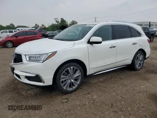 2018 Acura MDX Technology with VIN 5J8YD4H58JL025521, listed as a Copart auction lot 60903465 with 53,976 mi miles and Salvage title. Bid and sale history available at DreamBid. Image 1.