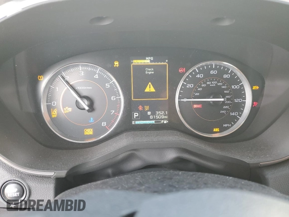 2019 Subaru Crosstrek Limited с VIN JF2GTANC5KH335484, выставлен на аукционе Copart как лот 60359825 с пробегом 81 509 миль миль и Списание • Salvage title. История ставок и продаж доступна на DreamBid. Изображение 9.