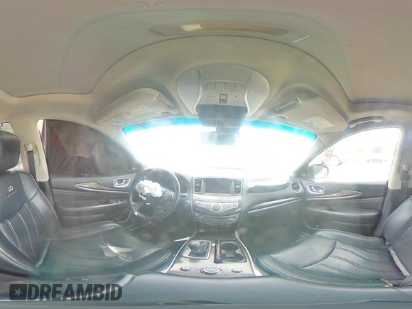 2014 Infiniti QX60 z VIN 5N1AL0MN6EC552444, wystawiony jako Copart lot #57616755 z przebiegiem 80 864 mil mil oraz Szkoda całkowita • Salvage title. Historia ofert i sprzedaży dostępna na DreamBid. Obrazek 15.