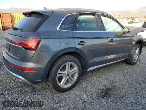 2024 Audi Q5 S line Premium with VIN WA1G2AFY8R2007477, listed as a Copart auction lot 80904314 with Not provided miles and Salvage title. Bid and sale history available at DreamBid. Image 3.
