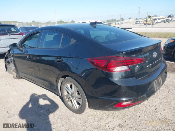 2019 Hyundai Elantra SEL with VIN 5NPD84LF1KH414055, listed as a IAAI auction lot 41705271 with 16,879 mi miles. Bid and sale history available at carsss.com. Image 3.