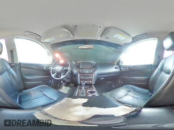 2014 Nissan Pathfinder SL with VIN 5N1AR2MNXEC645039, listed as a Copart auction lot 53368885 with 100,992 mi miles and Salvage Title. Bid and sale history available at DreamBid. Image 14.