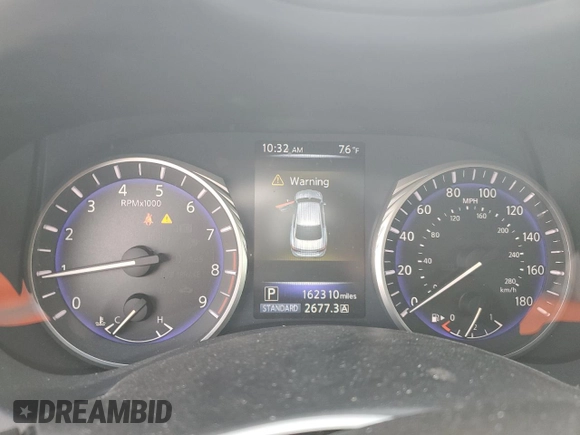 2014 Infiniti Q50 Sport with VIN JN1BV7AP2EM677598, listed as a Copart auction lot 53562495 with 162,310 mi miles and Clean title. Bid and sale history available at DreamBid. Image 9.