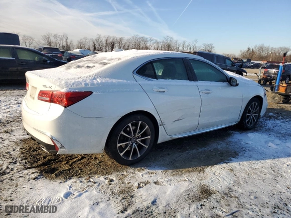 2018 Acura TLX w/Technology Pkg with VIN 19UUB2F52JA012335, listed as a Copart auction lot 42104325 with 101,282 mi miles and Salvage Title. Bid and sale history available at carsss.com. Image 3.