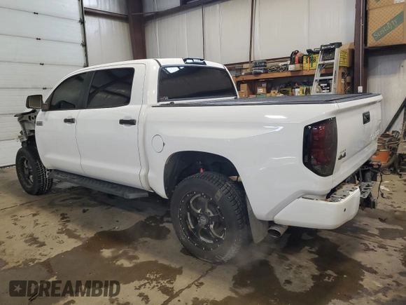 2015 Toyota Tundra Platinum z VIN 5TFAY5F1XFX442410, wystawiony jako Copart lot #44332795 z przebiegiem 134 050 mil mil oraz Szkoda całkowita • Salvage title. Historia ofert i sprzedaży dostępna na DreamBid. Obrazek 2.