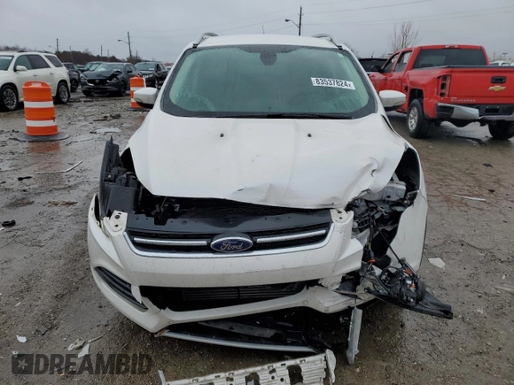 2015 Ford Escape Titanium with VIN 1FMCU0J94FUB45974, listed as a Copart auction lot 46824245 with 0 mi miles and Non Repairable. Bid and sale history available at carsss.com. Image 5.