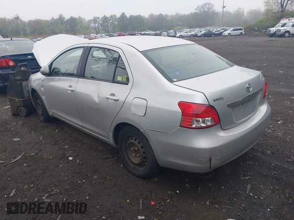 2009 Toyota Yaris with VIN JTDBT903494047486, listed as a IAAI auction lot 42173242 with 145,225 mi miles. Bid and sale history available at carsss.com. Image 3.