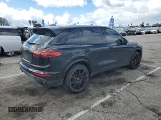 2017 Porsche Cayenne S E-Hybrid with VIN WP1AE2A26HLA74128, listed as a Copart auction lot 46486355 with 57,482 mi miles and Salvage title. Bid and sale history available at DreamBid. Image 3.