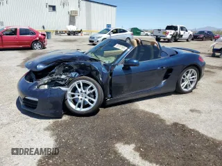 2014 Porsche Boxster with VIN WP0CA2A81ES121206, listed as a Copart auction lot 59787165 with 56,730 mi miles and Salvage title. Bid and sale history available at DreamBid. Image 1.