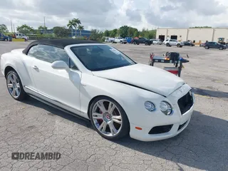 2015 Bentley Continental GT with VIN SCBGH3ZAXFC043372, listed as a IAAI auction lot 42185406 with 44,445 mi miles and . Bid and sale history available at DreamBid. Image 1.
