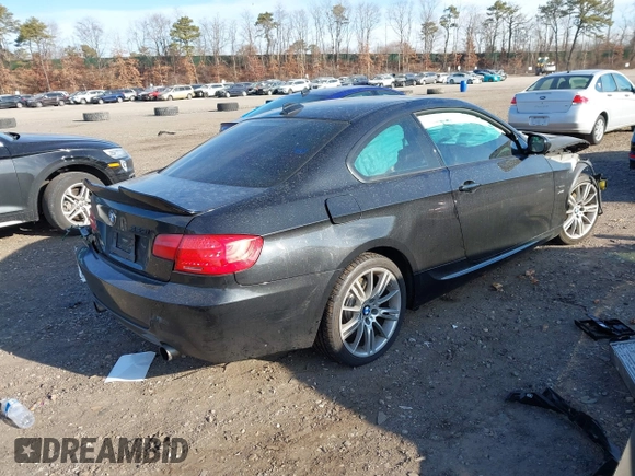 2011 BMW 3 Series 335i xDrive with VIN WBAKF9C54BE620307, listed as a IAAI auction lot 41286004 with 98,532 mi miles. Bid and sale history available at carsss.com. Image 4.