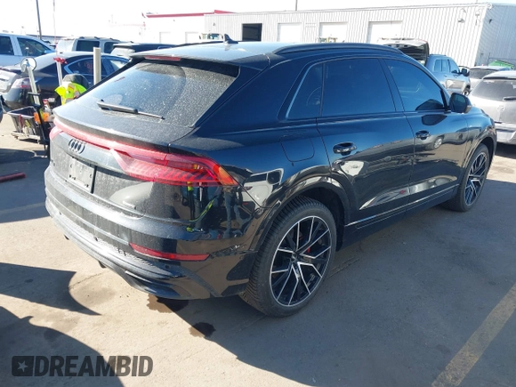 2019 Audi Q8 Prestige with VIN WA1FVAF1XKD031795, listed as a IAAI auction lot 41516515 with 54,407 mi miles and . Bid and sale history available at DreamBid. Image 4.