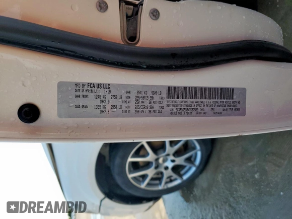 2019 Dodge Journey GT with VIN 3C4PDDEG9KT687582, listed as a Copart auction lot 56570435 with 143,367 mi miles and Salvage title. Bid and sale history available at DreamBid. Image 13.
