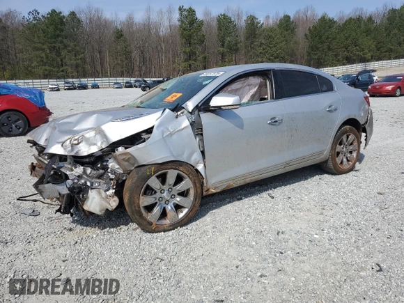 2012 Buick LaCrosse Premium 1 with VIN 1G4GD5E39CF107743, listed as a Copart auction lot 49057875 with 0 mi miles and Salvage Title. Bid and sale history available at carsss.com. Image 1.