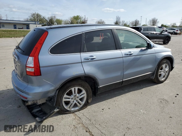 2011 Honda CR-V EX-L with VIN 5J6RE4H7XBL120692, listed as a Copart auction lot 51190615 with 148,220 mi miles and Salvage Title. Bid and sale history available at carsss.com. Image 3.