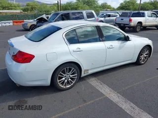 2007 Infiniti G35 Sedan Journey with VIN JNKBV61E57M709886, listed as a IAAI auction lot 41852358 with 147,336 mi miles. Bid and sale history available at carsss.com. Image 4.