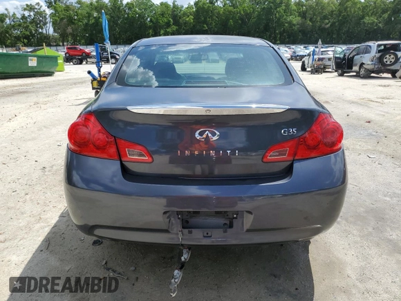 2007 Infiniti G35 Journey with VIN JNKBV61E37M719106, listed as a Copart auction lot 52534495 with 127,479 mi miles and Salvage Title. Bid and sale history available at DreamBid. Image 6.