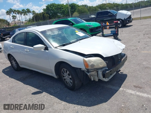 2012 Mitsubishi Galant FE with VIN 4A32B2FF8CE016851, listed as a IAAI auction lot 41892949 with 120,615 mi miles. Bid and sale history available at carsss.com. Image 1.