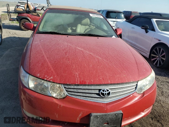 2003 Toyota Solara SE with VIN 2T1FF28P63C605477, listed as a Copart auction lot 74518224 with Not Provided miles and Non Repairable. Bid and sale history available at carsss.com. Image 5.