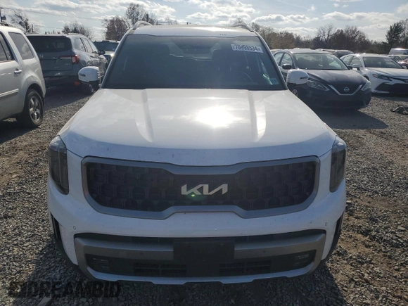 2023 Kia Telluride SX X-Line with VIN 5XYP5DGC9PG352361, listed as a Copart auction lot 78998534 with 49,441 mi miles and Salvage title. Bid and sale history available at DreamBid. Image 5.