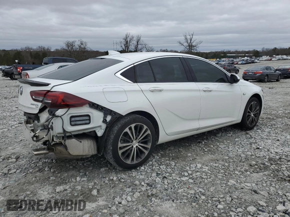 2018 Buick Regal with VIN W04GN6SX0J1100599, listed as a Copart auction lot 41698515 with 93,006 mi miles and Salvage Title. Bid and sale history available at DreamBid. Image 3.