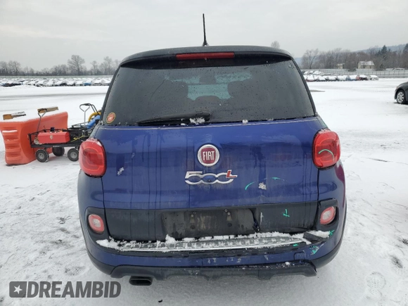 2015 FIAT 500L Urbana Trekking with VIN ZFBCFADH9FZ034057, listed as a Copart auction lot 43781215 with 120,423 mi miles and Salvage Title. Bid and sale history available at DreamBid. Image 6.