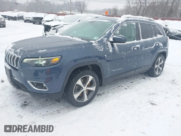 2020 Jeep Cherokee Limited with VIN 1C4PJLDB9LD535253, listed as a IAAI auction lot 41229463 with 97,758 mi miles. Bid and sale history available at carsss.com. Image 2.