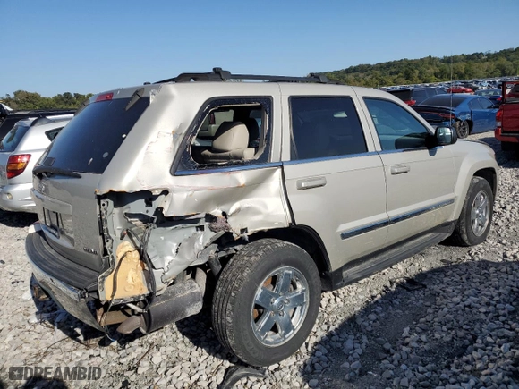2007 Jeep Grand Cherokee Limited with VIN 1J8HR58247C572413, listed as a Copart auction lot 74297694 with 176,779 mi miles and Salvage Title. Bid and sale history available at carsss.com. Image 3.