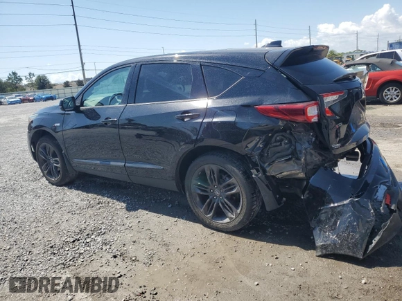2020 Acura RDX w/A-Spec Pkg with VIN 5J8TC1H68LL016552, listed as a Copart auction lot 57531975 with 106,826 mi miles and Non repairable. Bid and sale history available at DreamBid. Image 2.